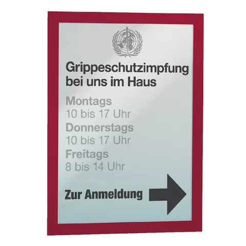 Duraframe Durable 487203 A4 rood 2 stuks – afbeelding 3