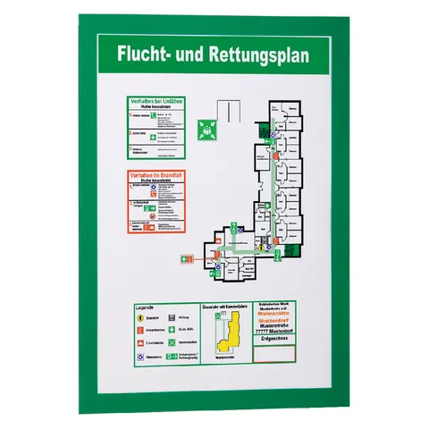 Duraframe Durable 487205 A4 groen 2 stuks – afbeelding 2