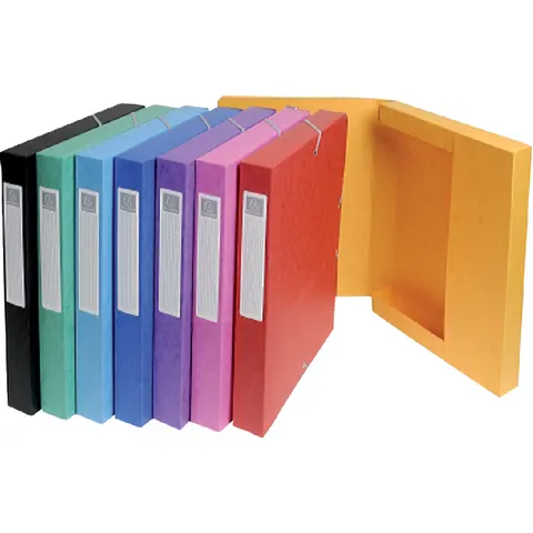 Elastobox Exacompta A4 25mm 600gr assorti – afbeelding 3