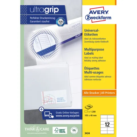 Avery-3424-ILC Etiketten – afbeelding 3