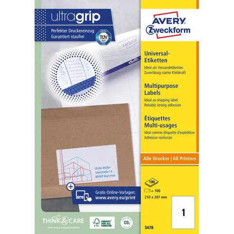 Avery-3478-ILC Etiketten – afbeelding 3