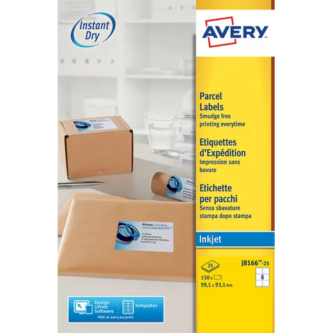 Avery J8166-25 adreslabels – afbeelding 2