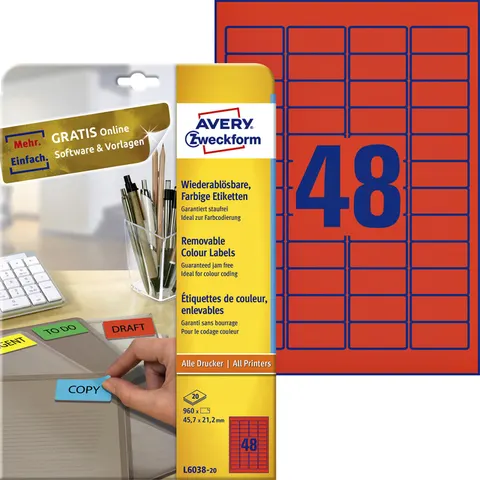 Avery L6038-20 – afbeelding 3