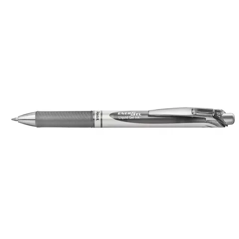Gelschrijver Pentel BL77 Energel medium grijs – afbeelding 3