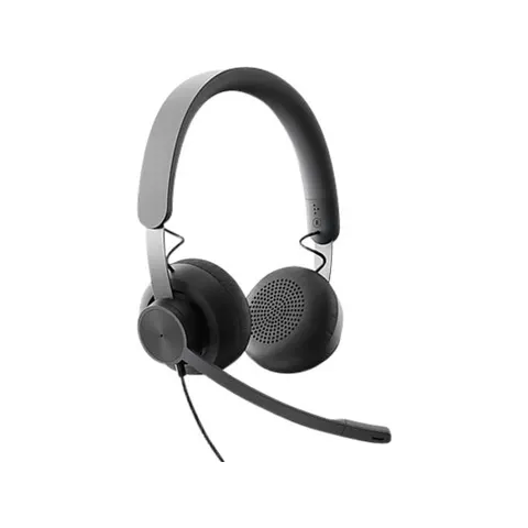 Headset Logitech Zone Wired zwart – afbeelding 3
