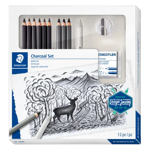 STAEDTLER gemengde houtskool Set – afbeelding 3