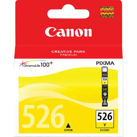 Inktcartridge Canon CLI-526 geel – afbeelding 3