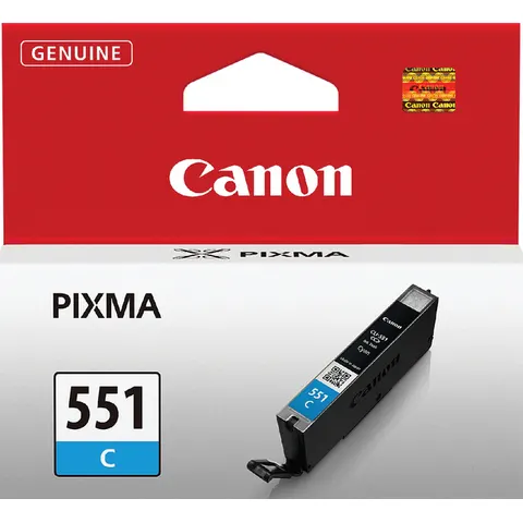 Inktcartridge Canon CLI-551 blauw – afbeelding 3