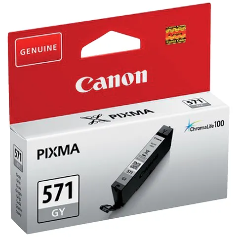 Inktcartridge Canon CLI-571 grijs – afbeelding 3
