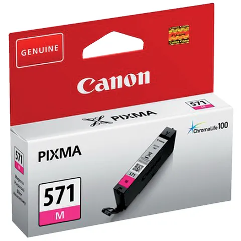 Inktcartridge Canon CLI-571 rood – afbeelding 3