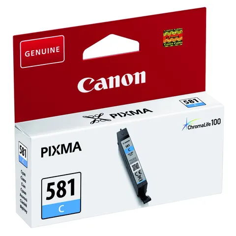 Inktcartridge Canon CLI-581 blauw – afbeelding 3