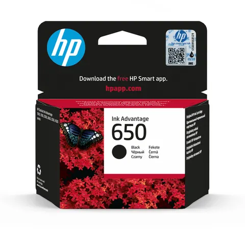 HP 650 - Inktcartrige - Zwart – afbeelding 3