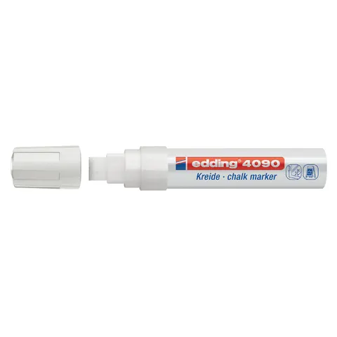 Edding Krijtmarker Wit 4090 – afbeelding 3