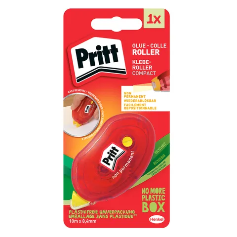 Lijmroller Pritt Compact non permanent 10m op blister – afbeelding 3