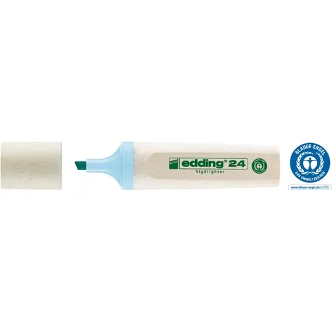 Markeerstift edding 24 Ecoline pastelblauw – afbeelding 3
