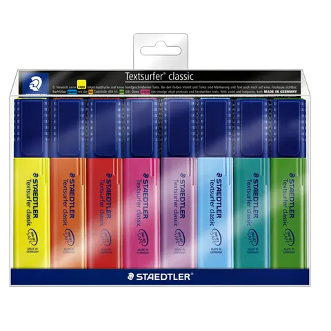 STAEDTLER Textsurfer classic tekstmarker - set 8 st – afbeelding 3
