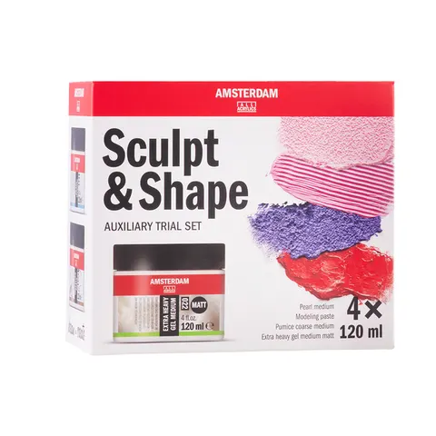 Amsterdam medium sculpt en shape set | 4 x 120 ml – afbeelding 3