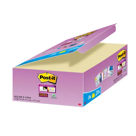 Post-it® Super Sticky Notes – 622SY24 – afbeelding 3