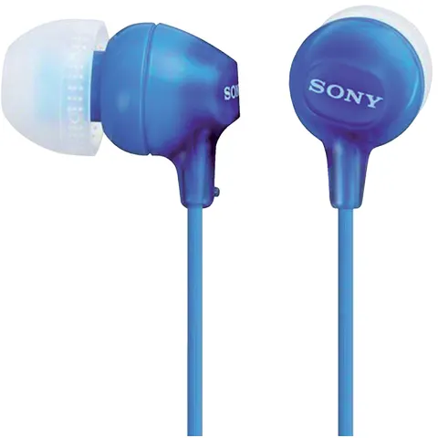 Oortelefoon Sony EX15LP basic blauw – afbeelding 3