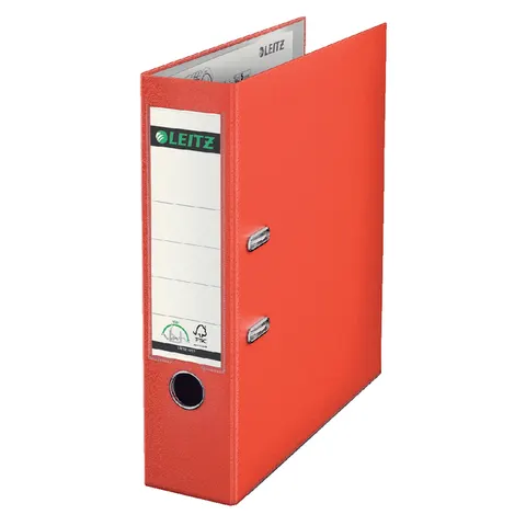Ordner Leitz 1010 180° 80mm PP A4 lichtrood – afbeelding 3