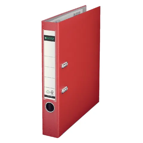 Ordner Leitz 1015 180° 50mm PP A4 rood – afbeelding 3