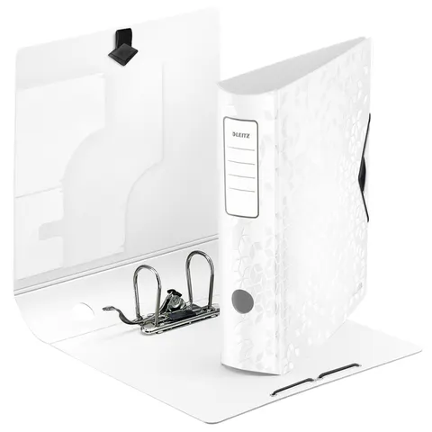 Ordner Leitz WOW active 180° 80mm PP A4 wit – afbeelding 2