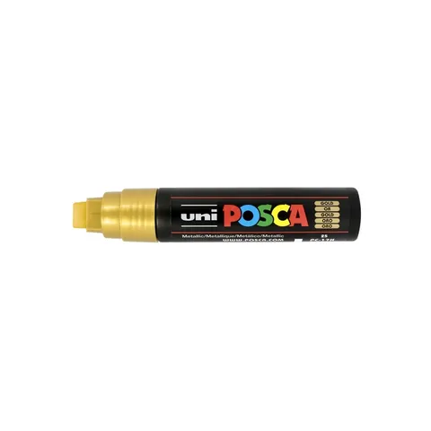 Uni Posca Uni Posca Verfmarker 17K Goud – afbeelding 3
