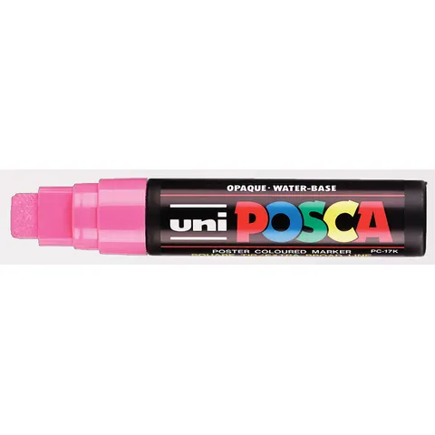 Uni Posca Uni Posca Verfmarker 17K Roze – afbeelding 3