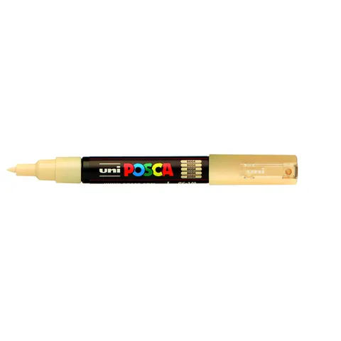 Uni Posca Uni Posca Verfmarker 1MC Beige – afbeelding 3