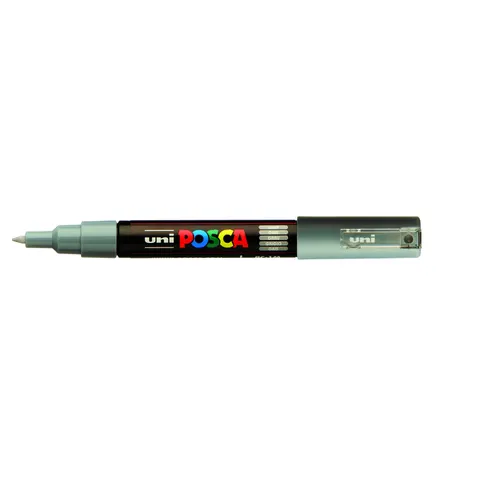 Uni Posca Uni Posca Verfmarker 1MC Grijs – afbeelding 3