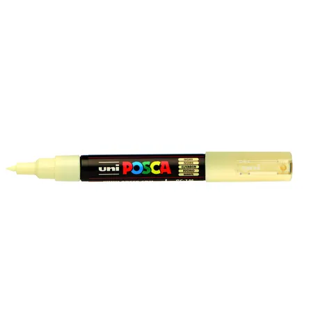 Uni Posca Uni Posca Verfmarker 1MC Ivoor – afbeelding 3