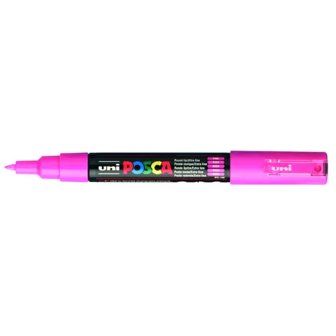 Uni Posca Uni Posca Verfmarker 1MC Roze – afbeelding 3