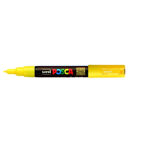 Uni Posca Uni Posca Verfmarker 1MC Strogeel – afbeelding 3