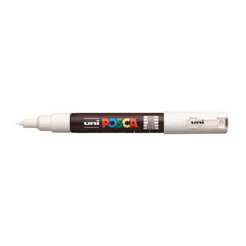 Uni Posca Uni Posca Verfmarker 1MC Wit – afbeelding 3
