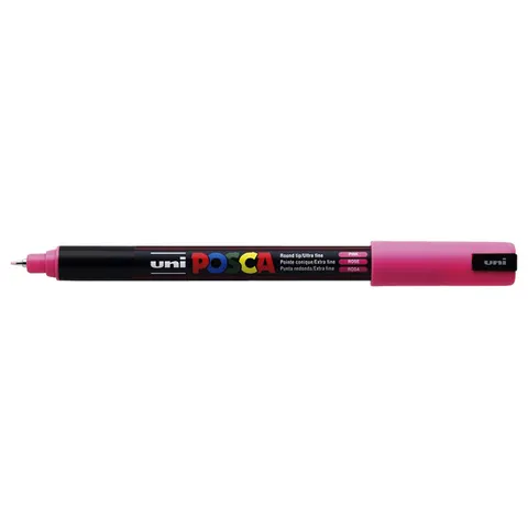 Uni Posca Uni Posca Verfmarker 1MR Roze – afbeelding 3