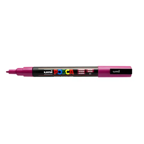 Verfstift Posca PC3M F fuchsia – afbeelding 3