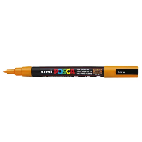 Verfstift Posca PC3M F oranje – afbeelding 3