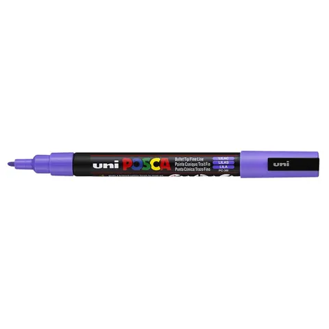 Verfstift Posca PC3M F lila – afbeelding 3