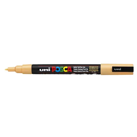 Verfstift Posca PC3M F zalmroze – afbeelding 3