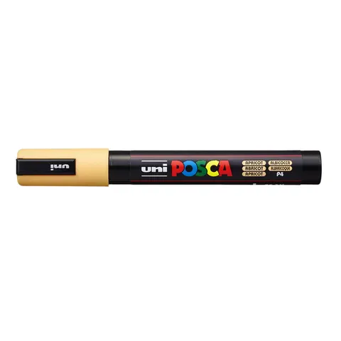 Paintmarker Uni POSCA PC5M medium abrikoos – afbeelding 3