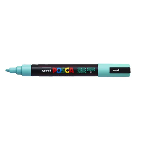 Paintmarker Uni POSCA PC5M medium aquagroen – afbeelding 3