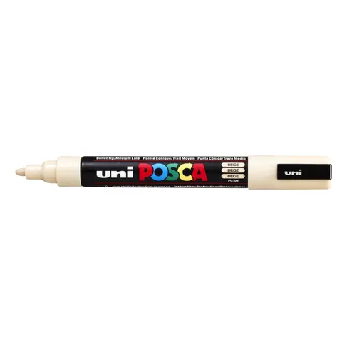Paintmarker Uni POSCA PC5M medium beige – afbeelding 3