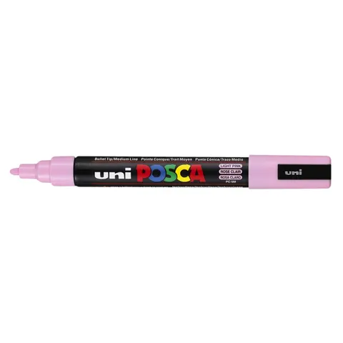Paintmarker Uni POSCA PC5M medium lichtroze – afbeelding 3