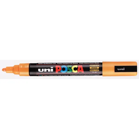 Paintmarker Uni POSCA PC5M medium oranje – afbeelding 3