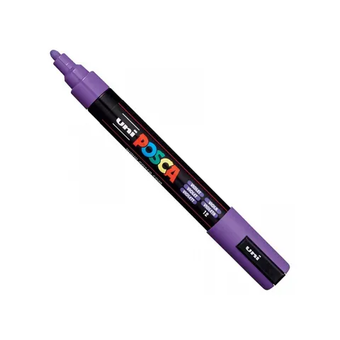 Paintmarker Uni POSCA PC5M medium paars – afbeelding 3