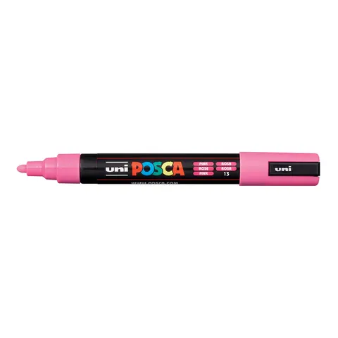 Paintmarker Uni POSCA PC5M medium roze – afbeelding 3