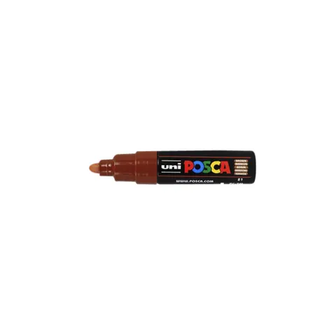 Paintmarker Uni POSCA PC7M breed bruin – afbeelding 3