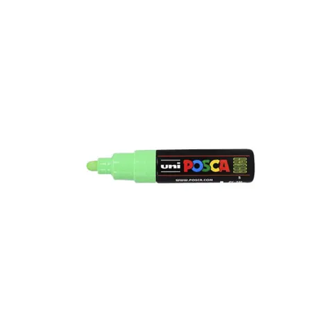 Paintmarker Uni POSCA PC7M breed lichtgroen – afbeelding 3