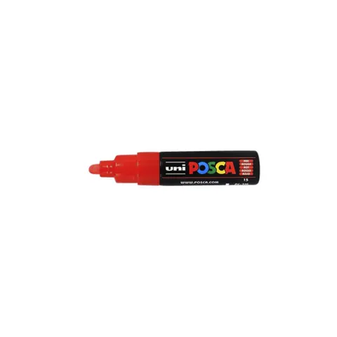 Paintmarker Uni POSCA PC7M breed rood – afbeelding 3
