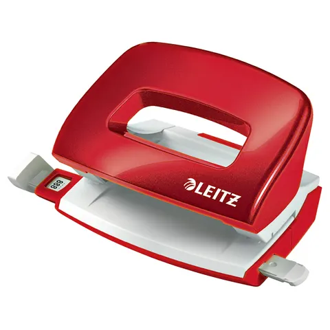 Perforator Leitz NeXXt WOW mini 10 vel rood – afbeelding 3